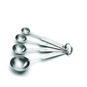 MEASURE SPOON SET HEAVY WEIGHT 4PC (1/4TSP, 1/2TSP, 1TSP, 1TBSP)